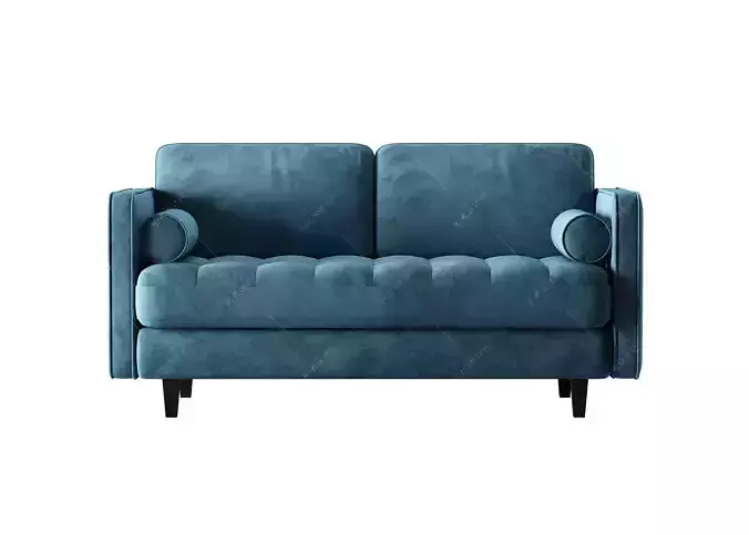 sofa chair armchair furniture houseware cushion 3D model