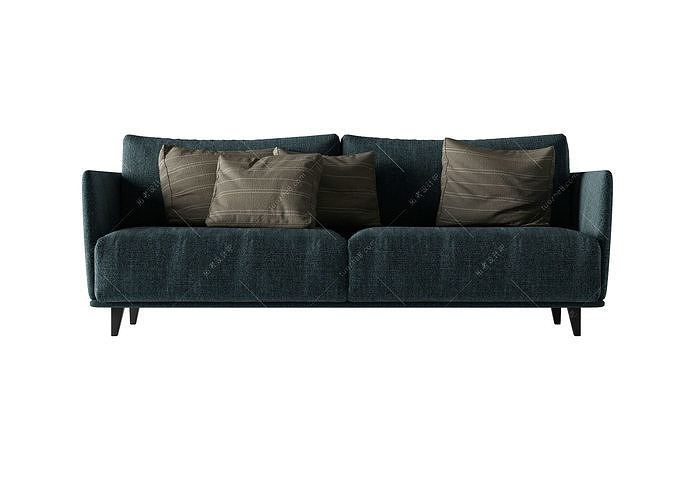sofa chair armchair furniture houseware cushion 3D model