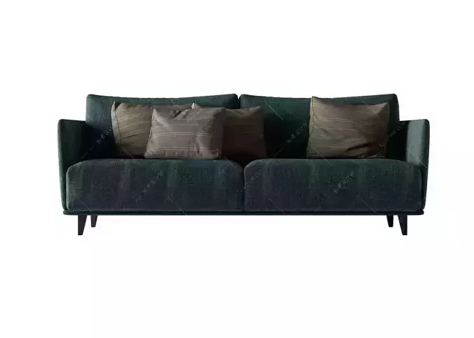 sofa chair armchair furniture houseware cushion 3D model