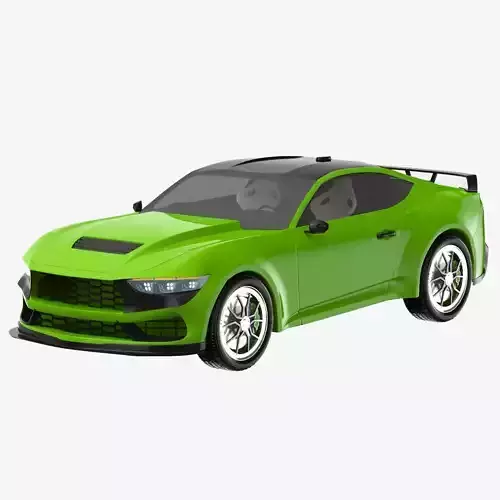 Generic Sport Car green