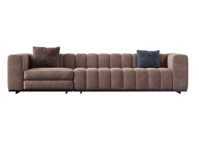 sofa chair armchair furniture houseware cushion 3D model