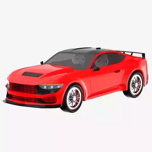 Generic Sport Car red