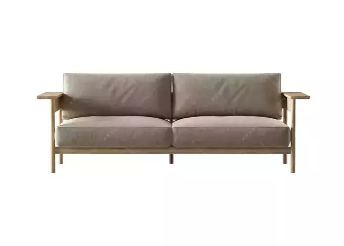 sofa chair armchair furniture houseware cushion 3D model