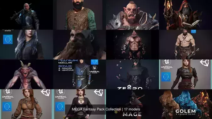 MEGA Fantasy Pack Collection 