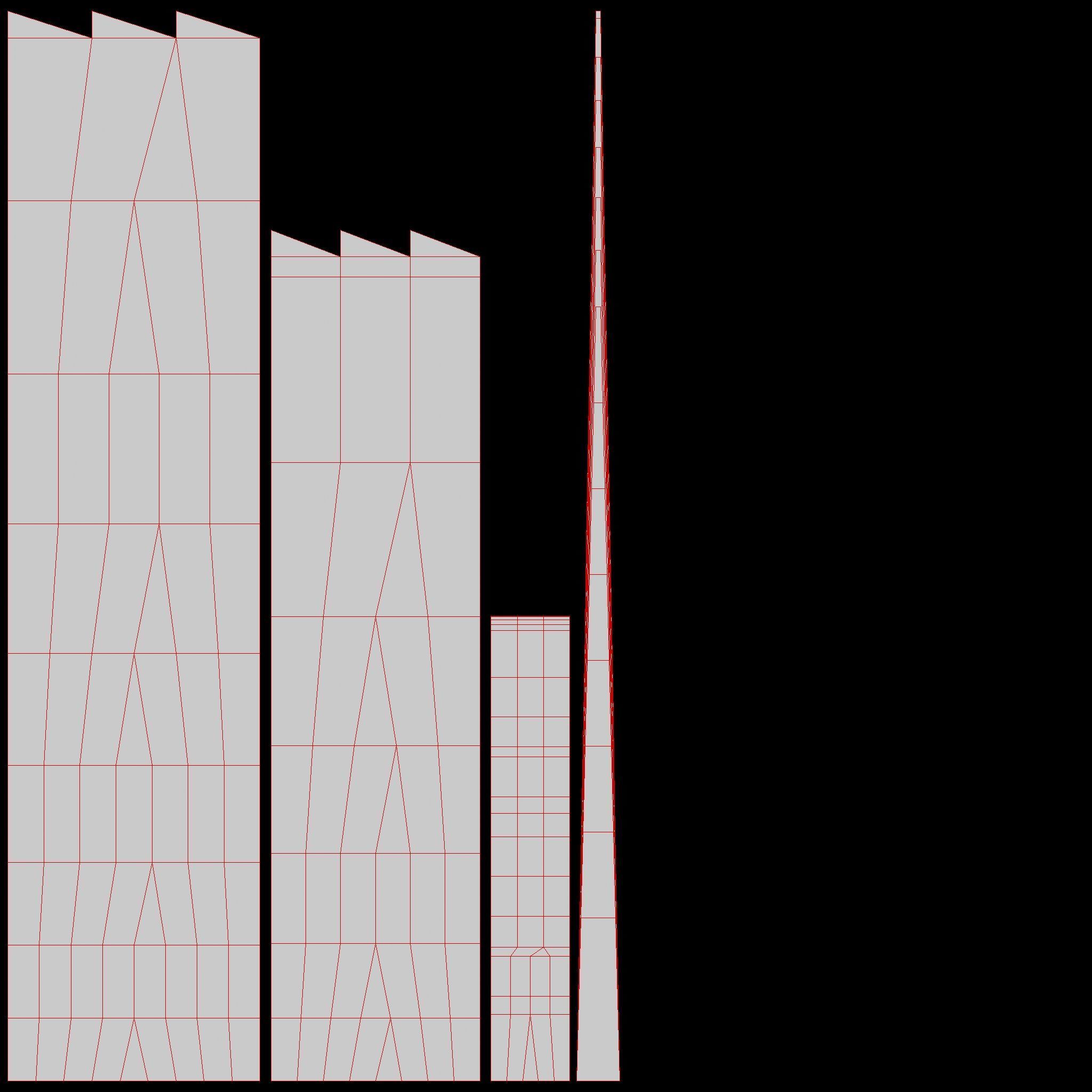 Oak Low Poly V1 3D model_11