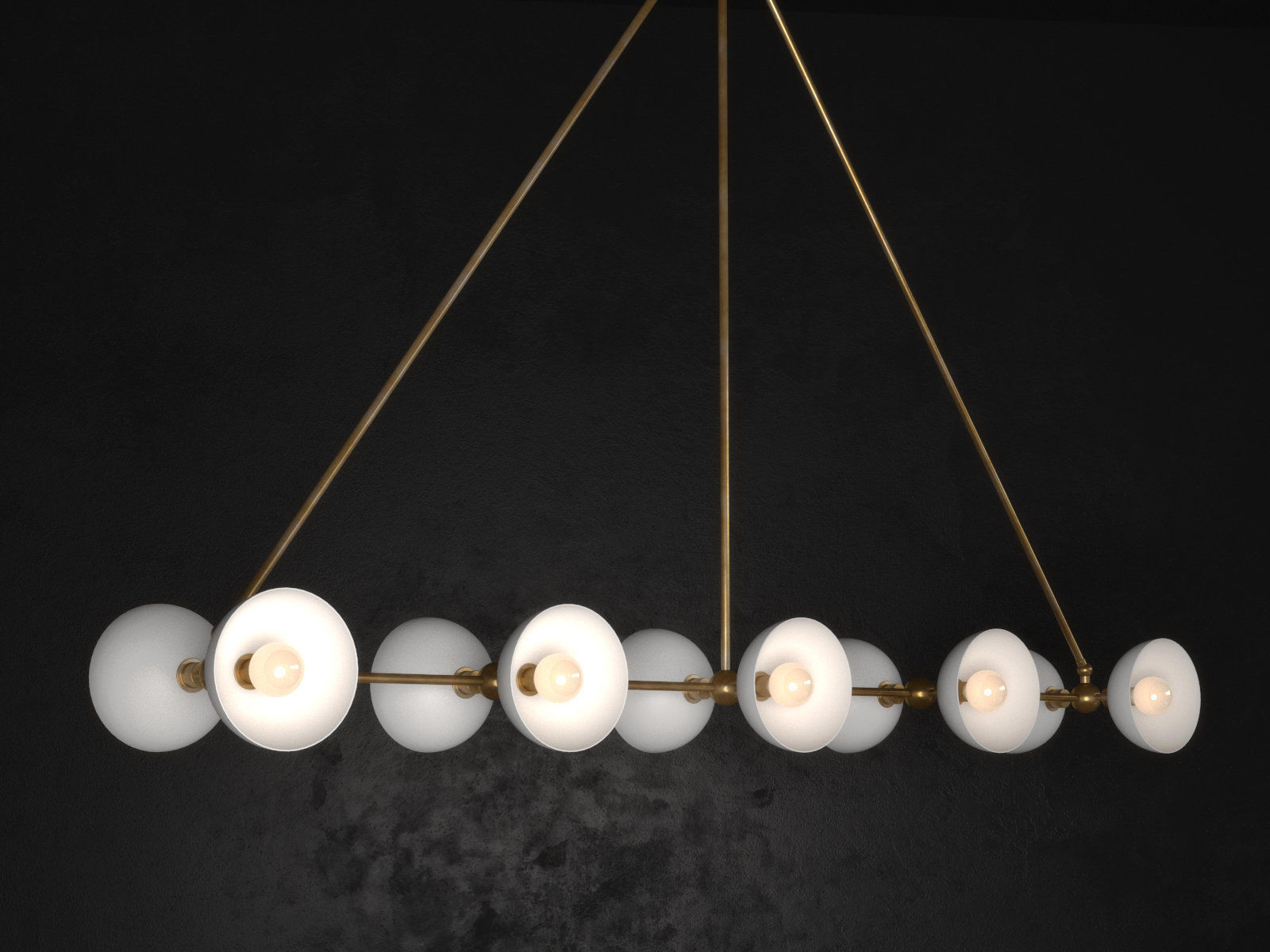 Trapeze 10 Pendant Lamp 3D model_2