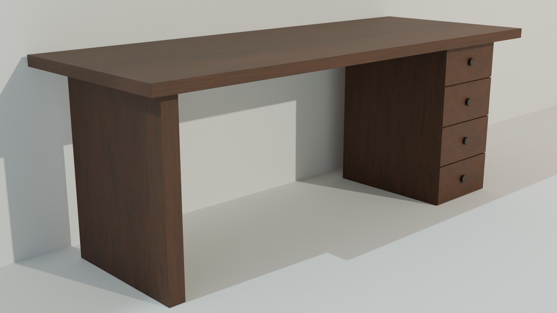 Old Furniture Low-poly 3D model_22
