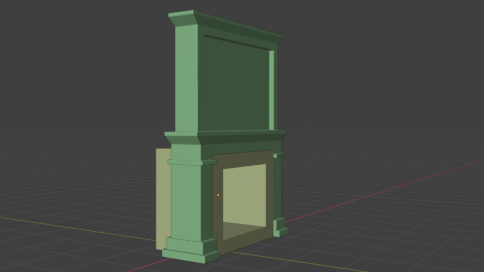 Old Furniture Low-poly 3D model_15