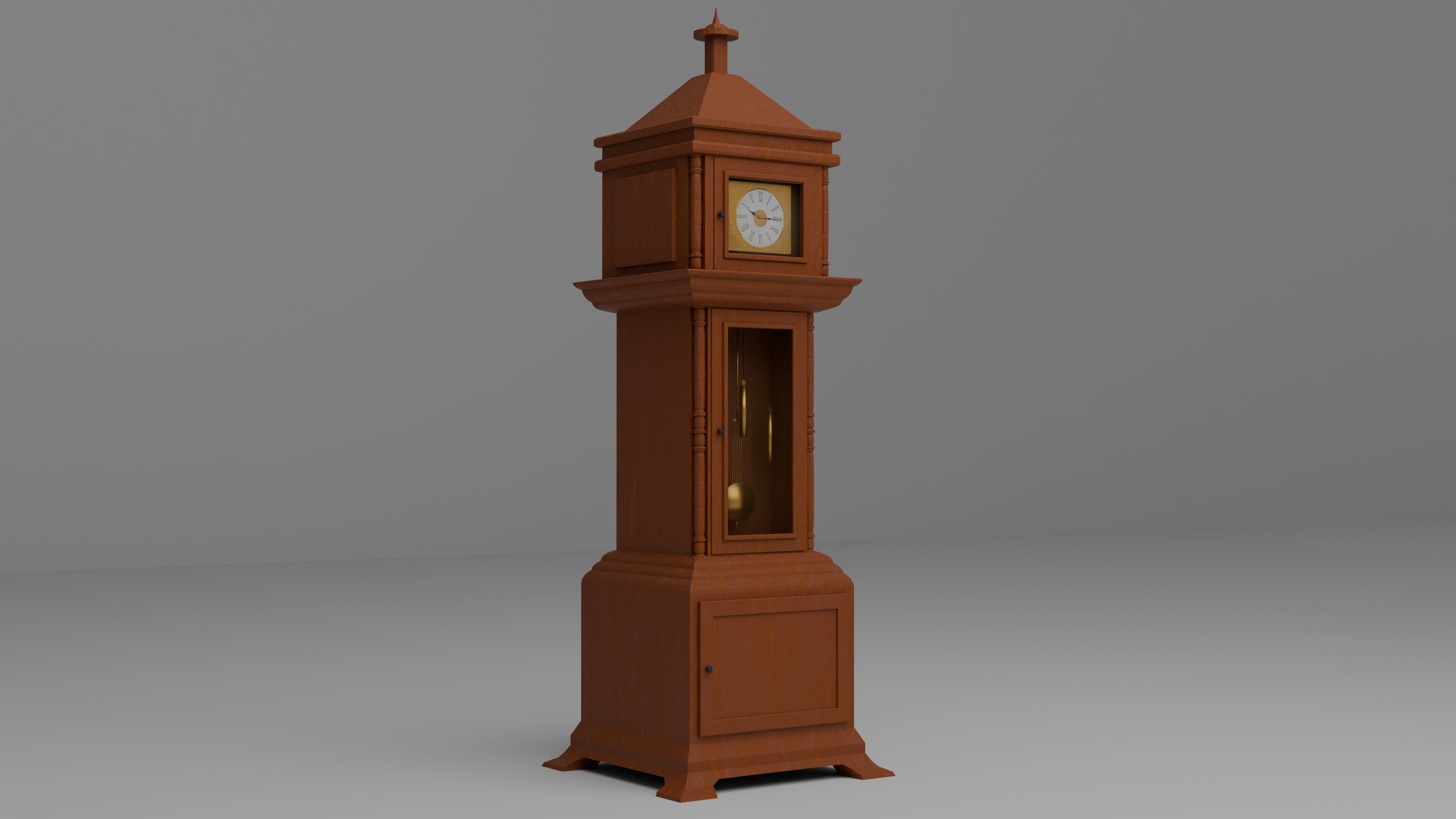 Old Furniture Low-poly 3D model_18