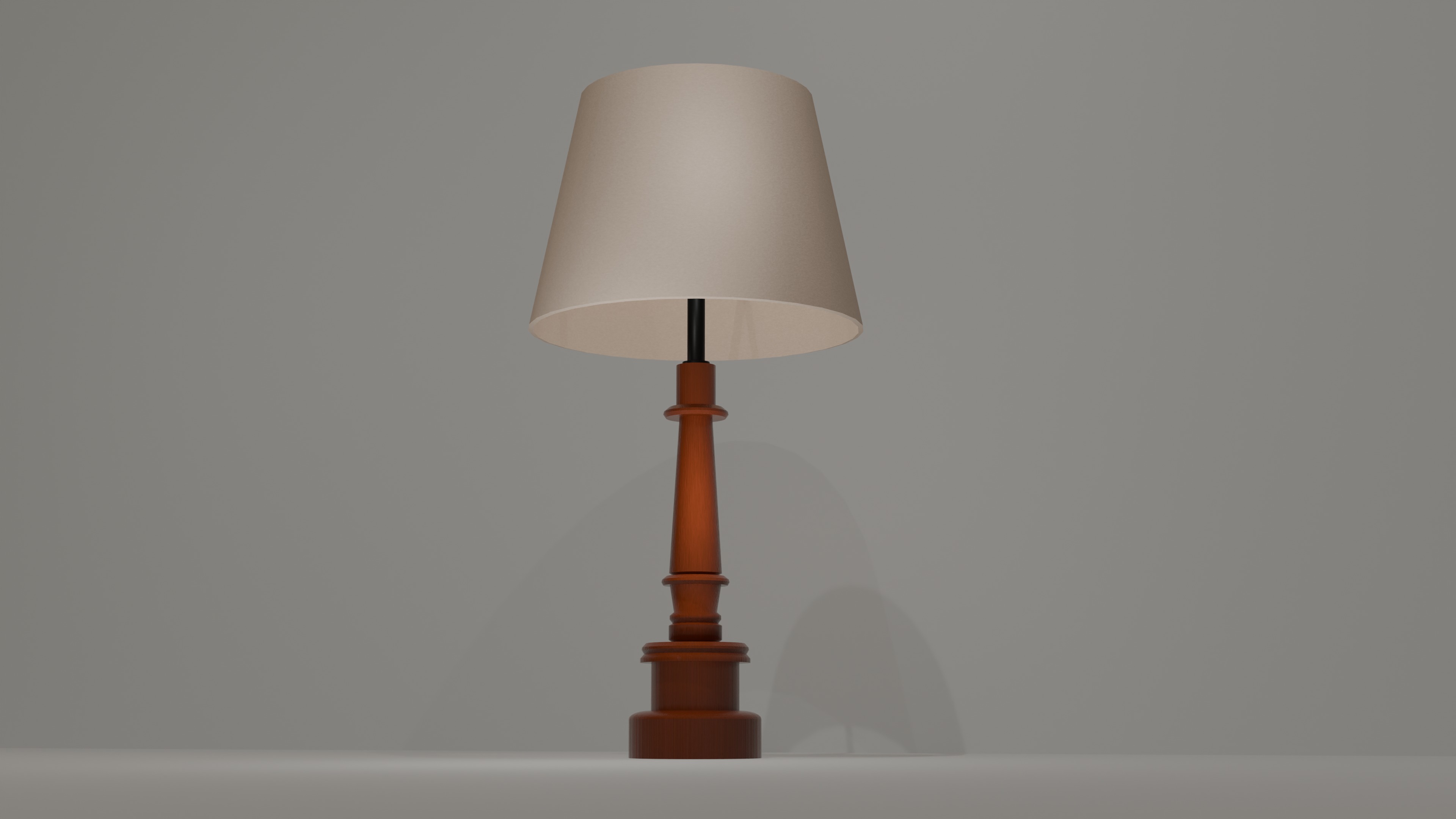Old Furniture Low-poly 3D model_8