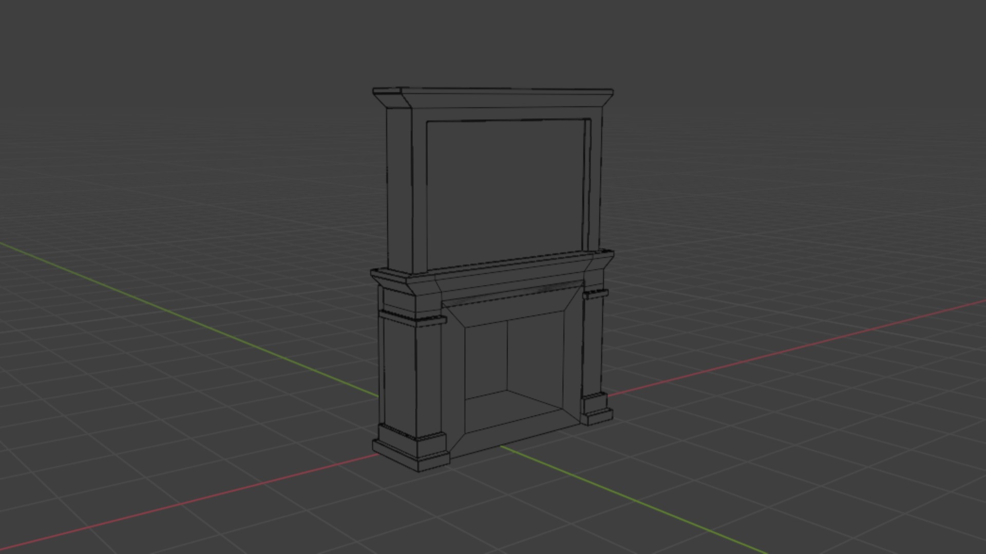 Old Furniture Low-poly 3D model_14