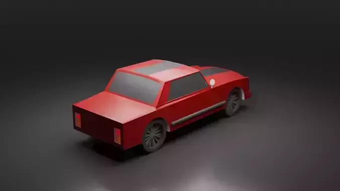 Low Poly Car Model