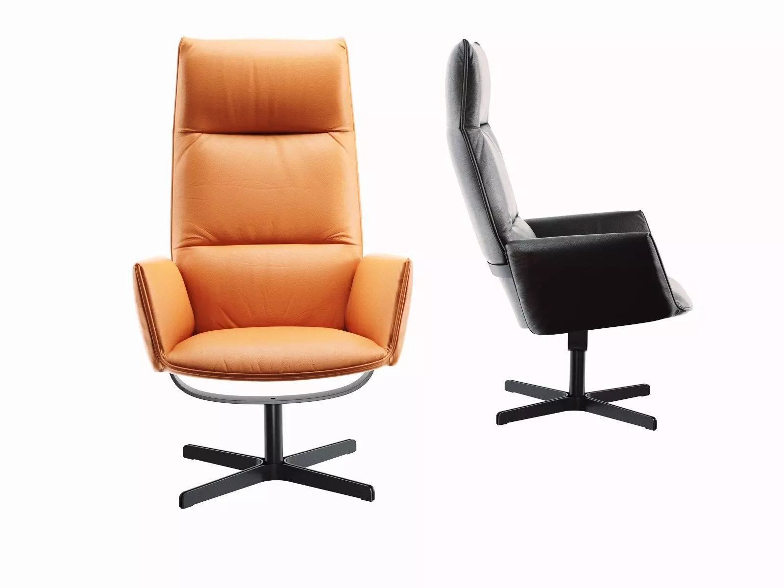 DS 344 Armchair and Footstool 3D model