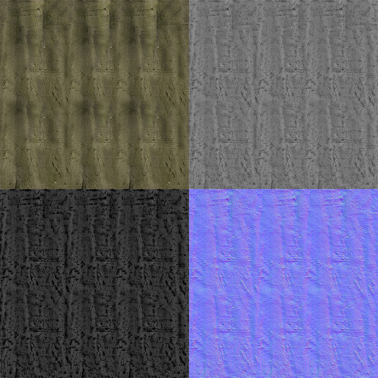 Oak Low Poly V2 Low-poly 3D model_8