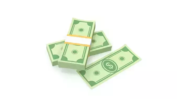 stylized wad of money