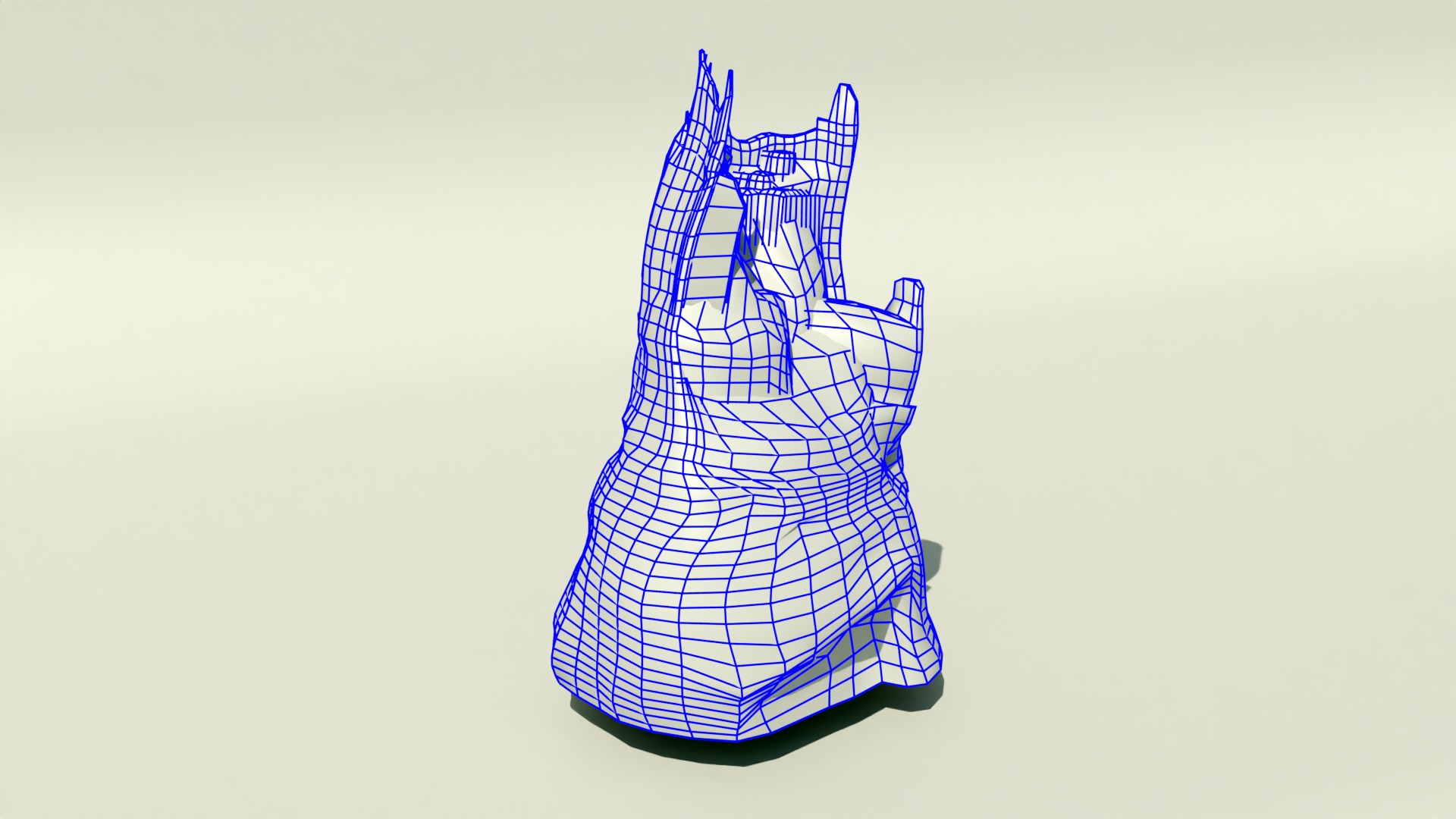 Tree Trunk Collection Low-poly 3D model_17