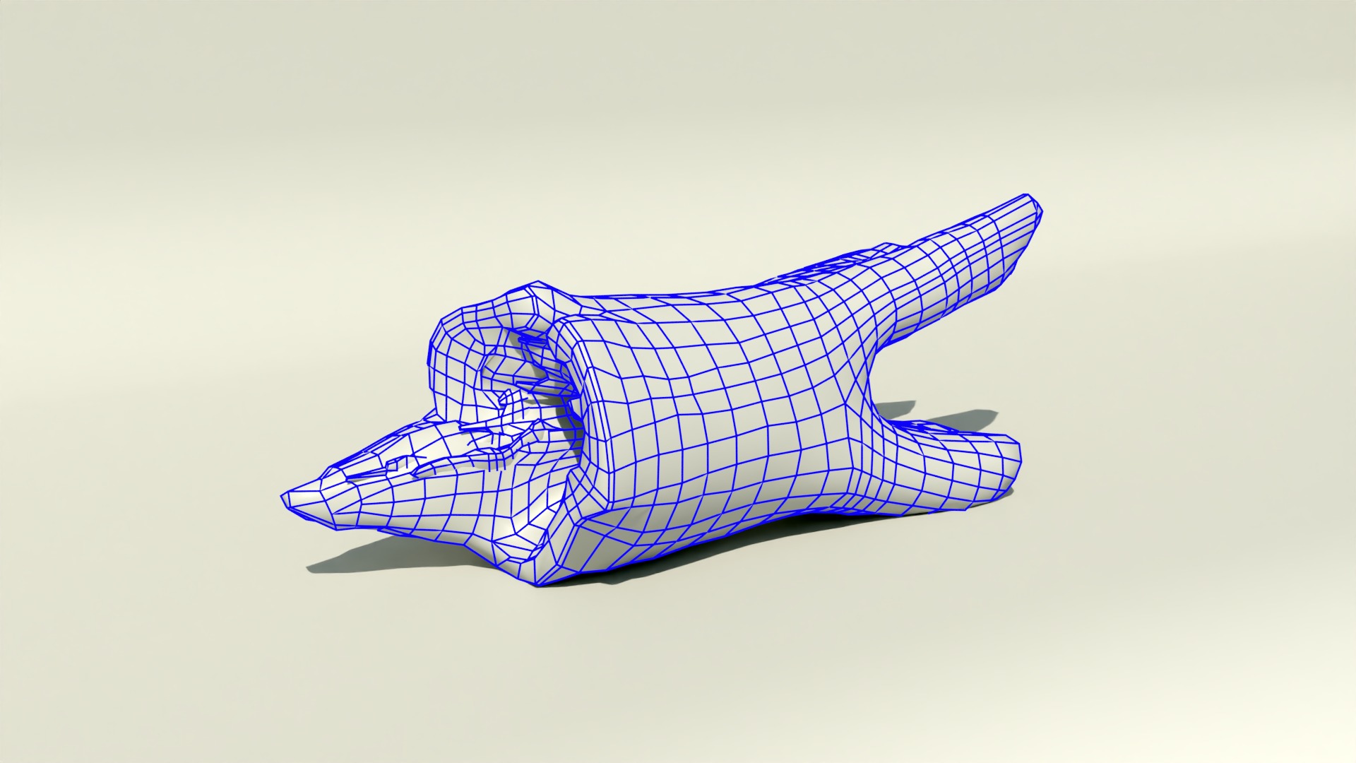 Tree Trunk Collection Low-poly 3D model_33