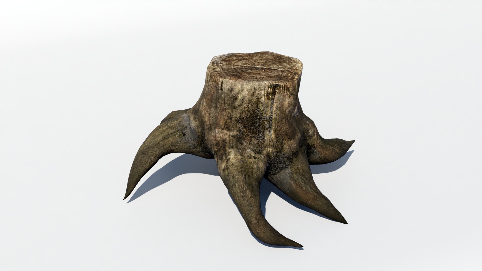 Tree Trunk Collection Low-poly 3D model_8