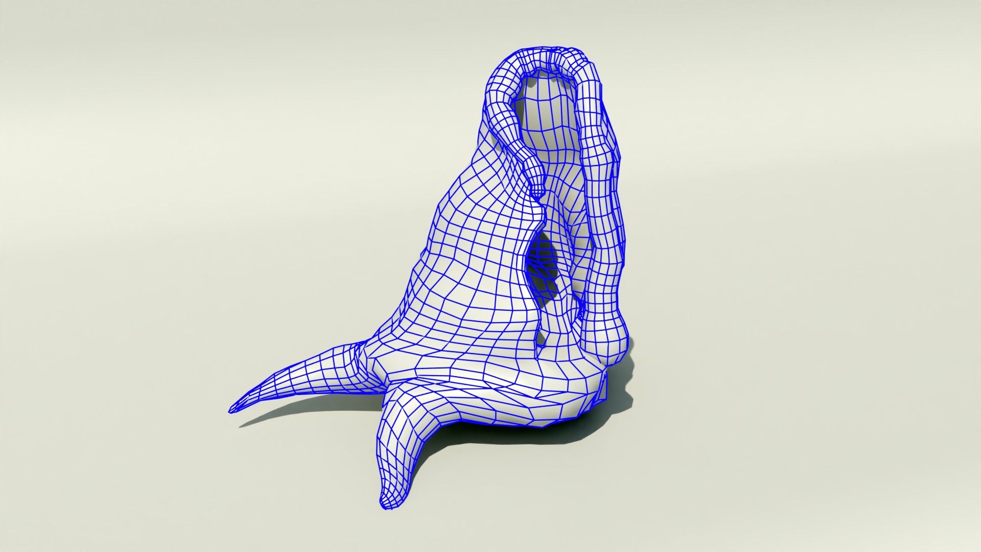 Tree Trunk Collection Low-poly 3D model_7