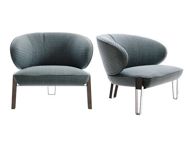 Sweet Jane Lounge Chair 3D model