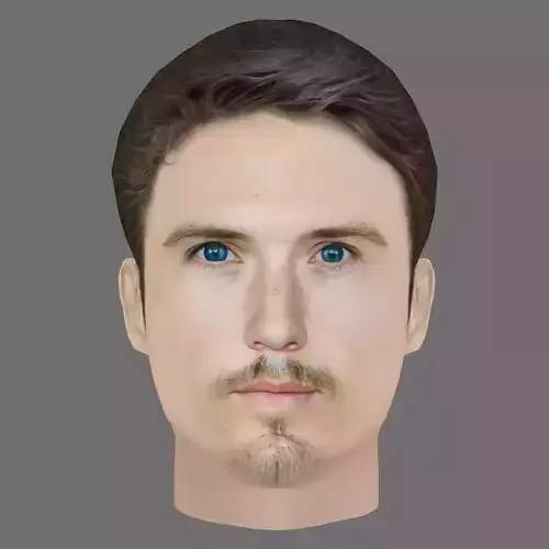 Spencer Treat Clark Head - Low poly head for game