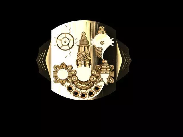 Balaji Ring 3D print model_0