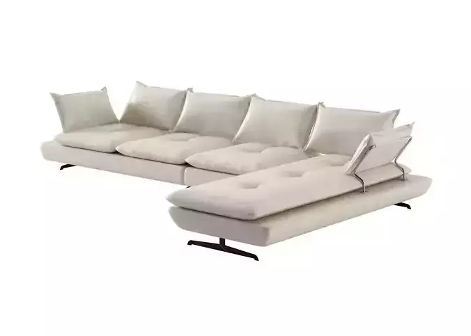 sofa chair armchair furniture houseware cushion 3D model