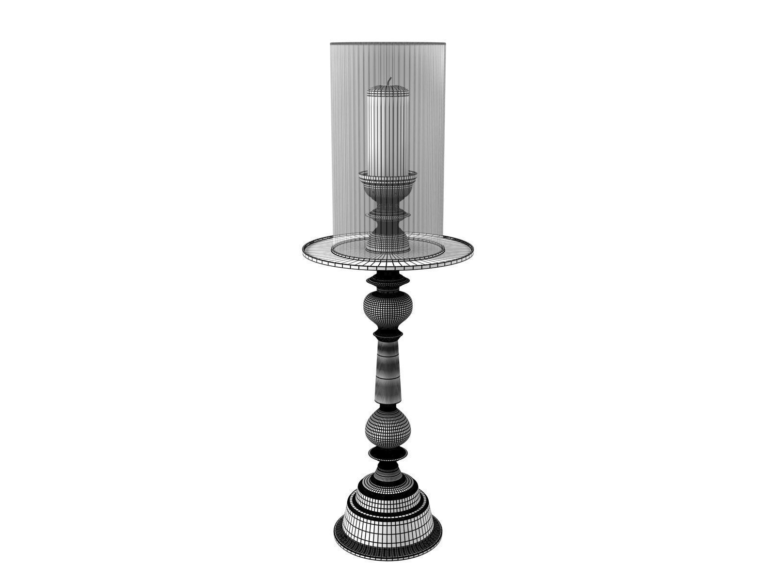 Muse Design Hurricane Candle Holders 3D model_2