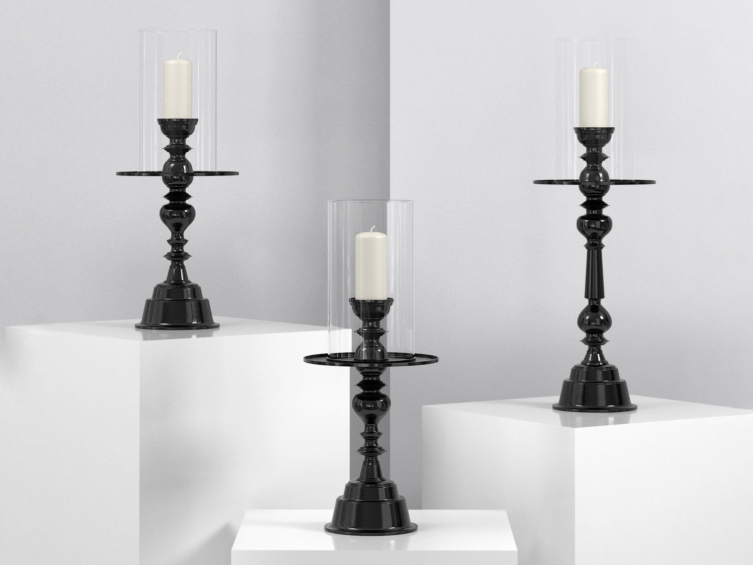 Muse Design Hurricane Candle Holders 3D model_1