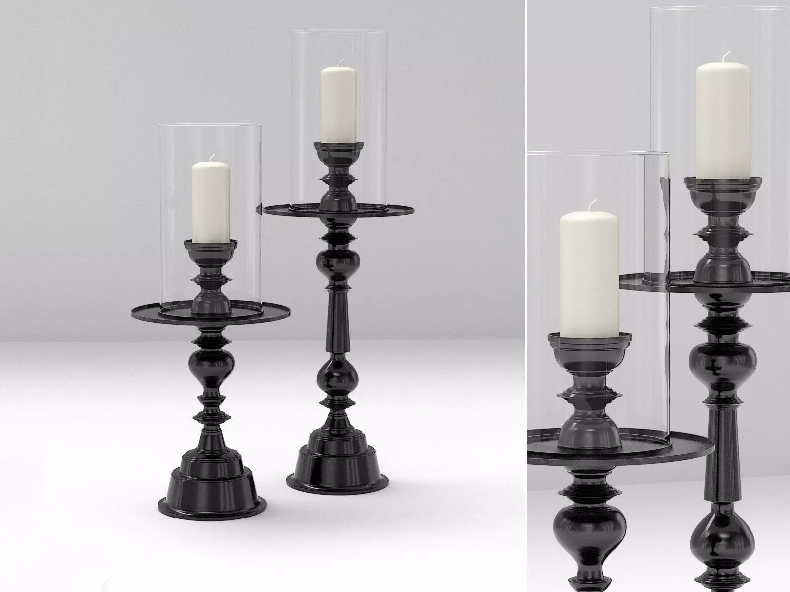 Muse Design Hurricane Candle Holders 3D model_0