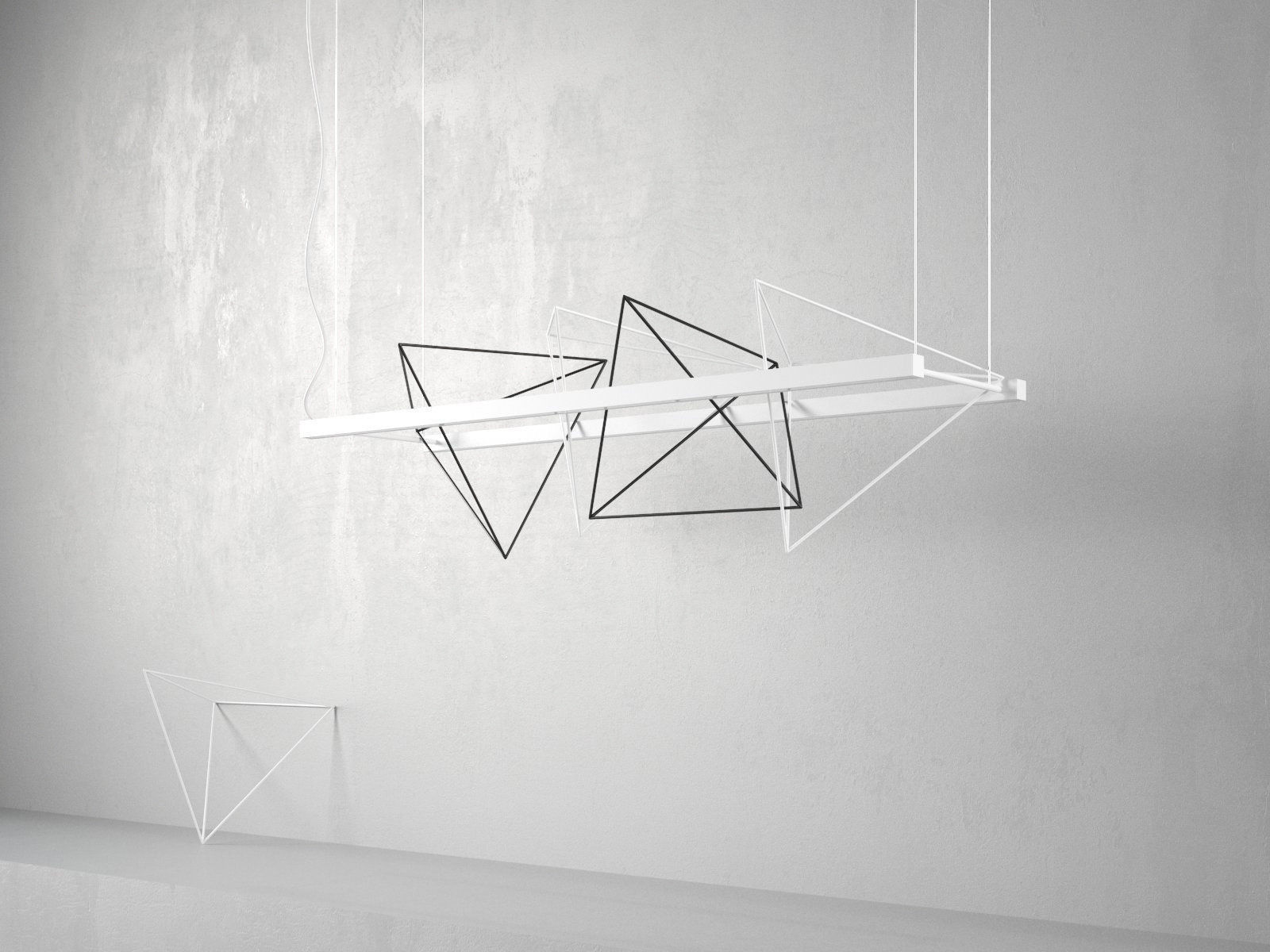 Rock Garden Pendant Lamp 3D model_2