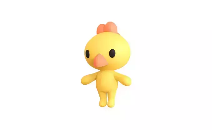 Little animal cute - Chicken cute - Character004