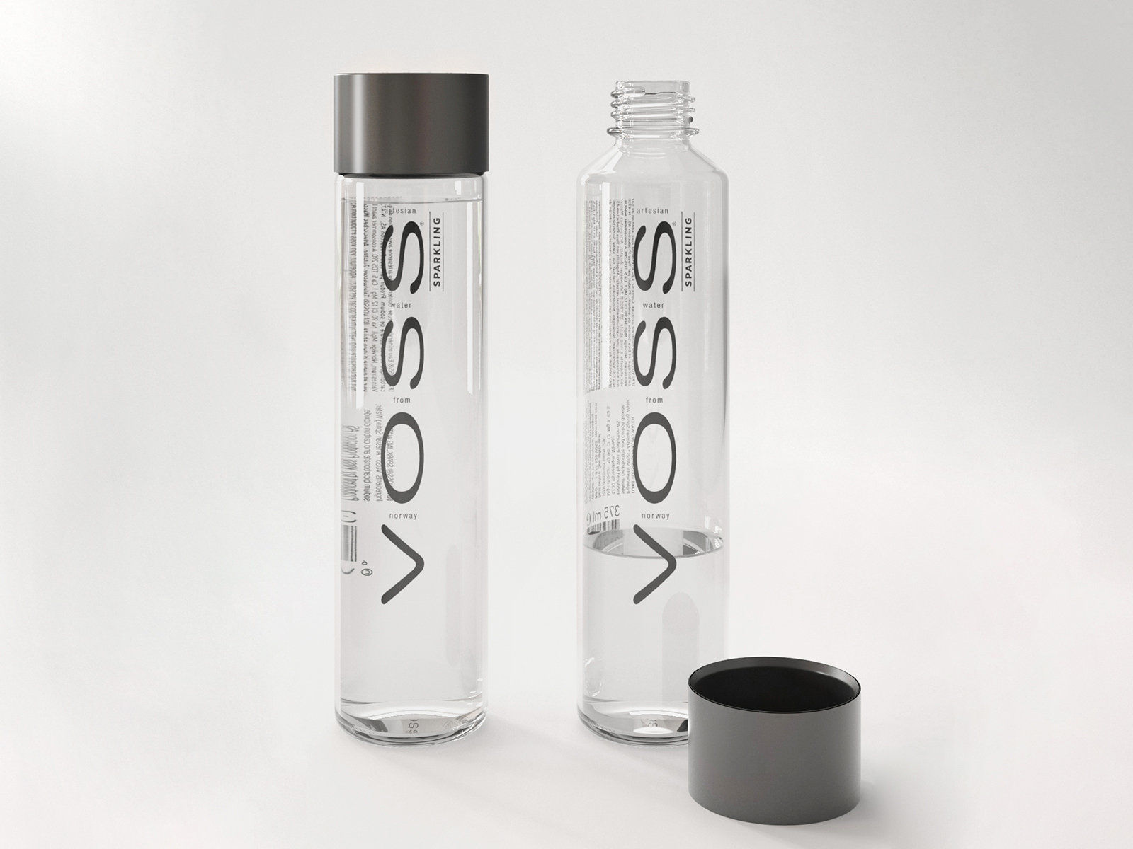 Voss Artesian Water 375 3D model_1