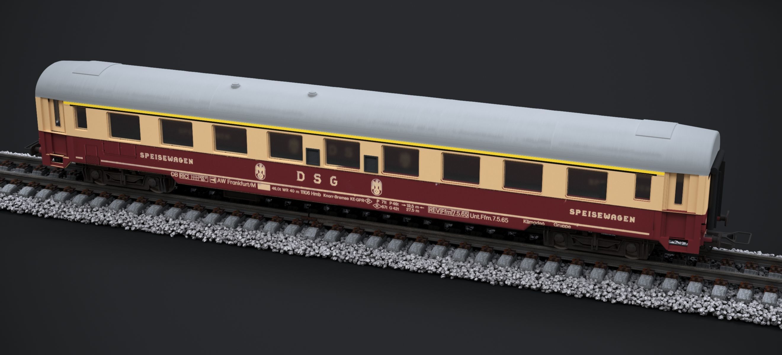 DB DSG SPIEWAGEN COACH KE-GPR-R-63 2023 3D model_5
