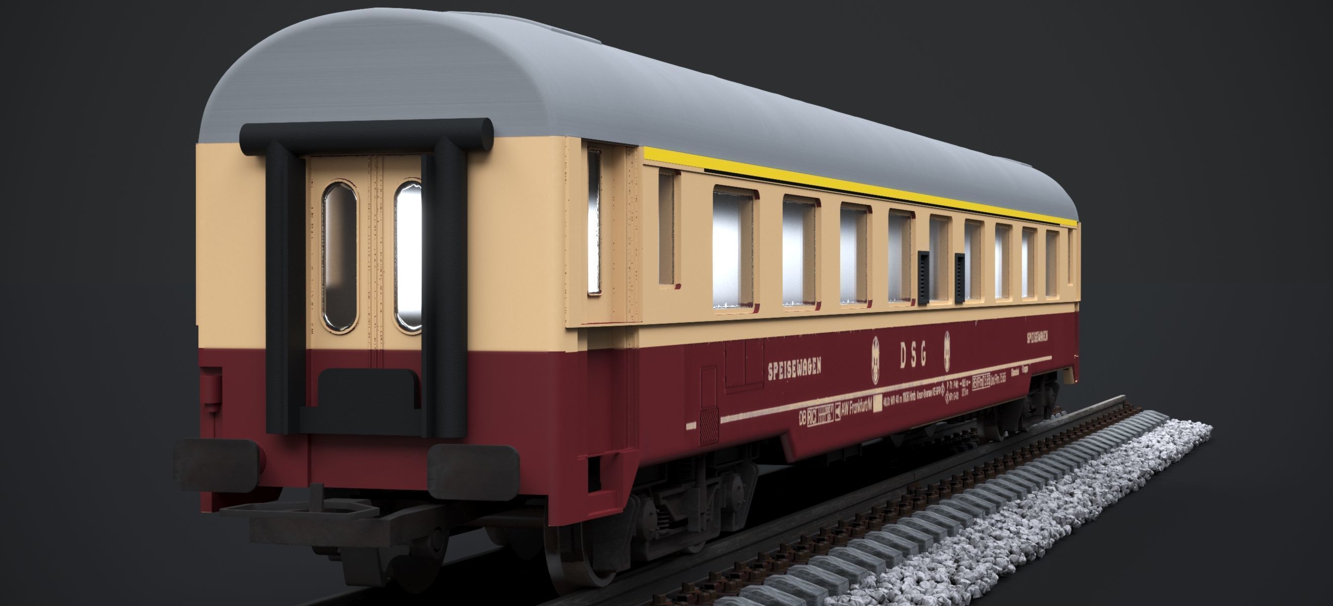 DB DSG SPIEWAGEN COACH KE-GPR-R-63 2023 3D model_4