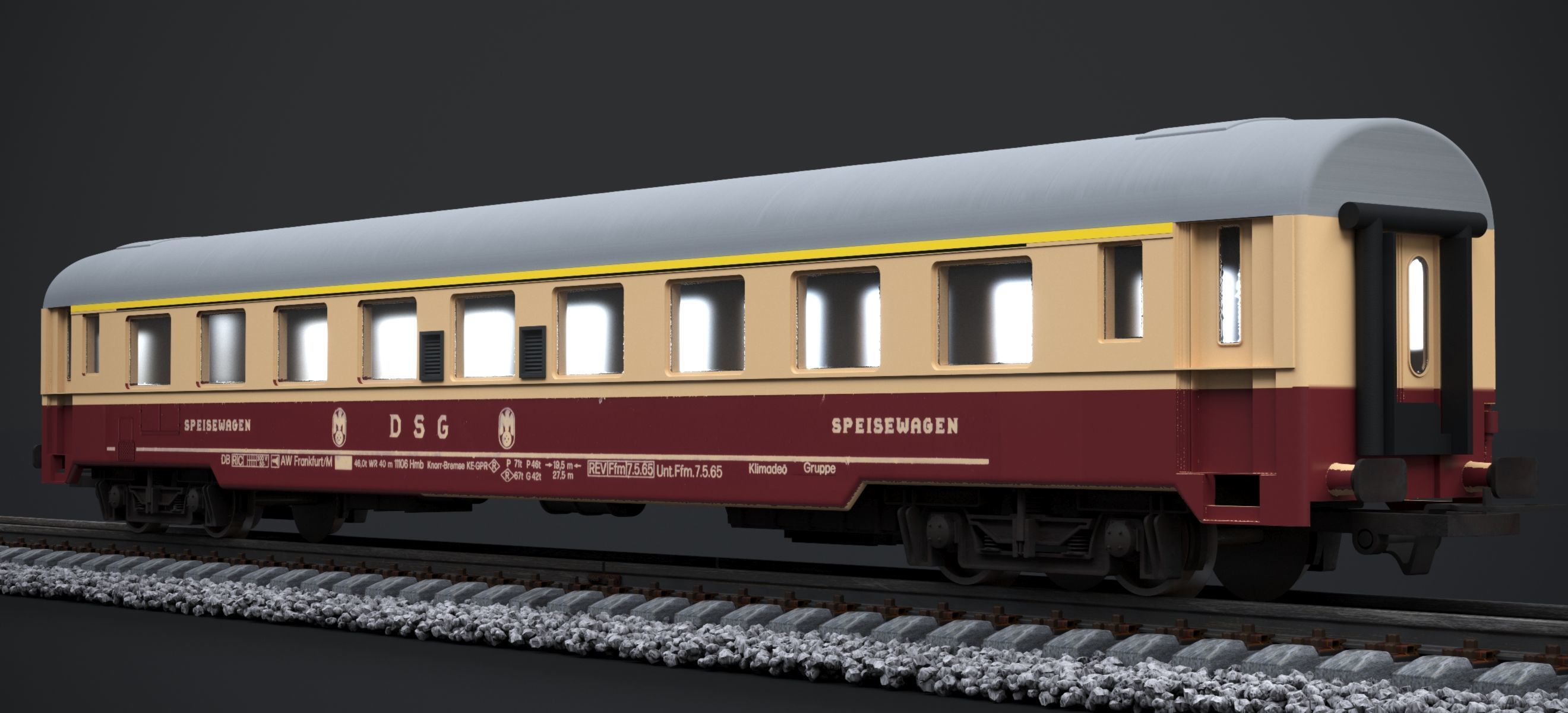 DB DSG SPIEWAGEN COACH KE-GPR-R-63 2023 3D model_1