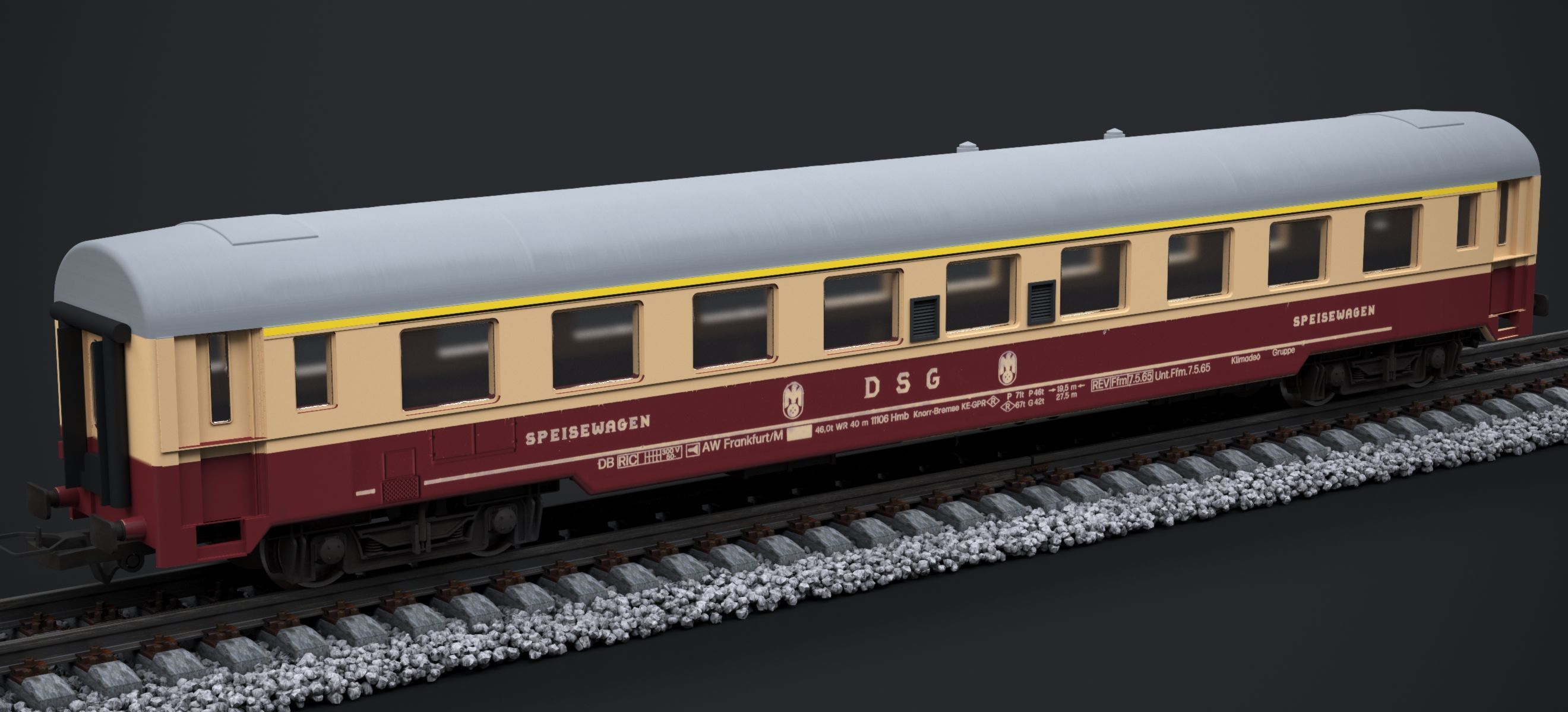 DB DSG SPIEWAGEN COACH KE-GPR-R-63 2023 3D model_2