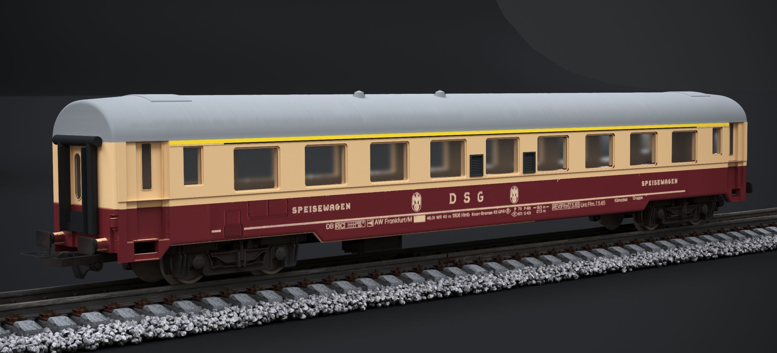 DB DSG SPIEWAGEN COACH KE-GPR-R-63 2023 3D model_3