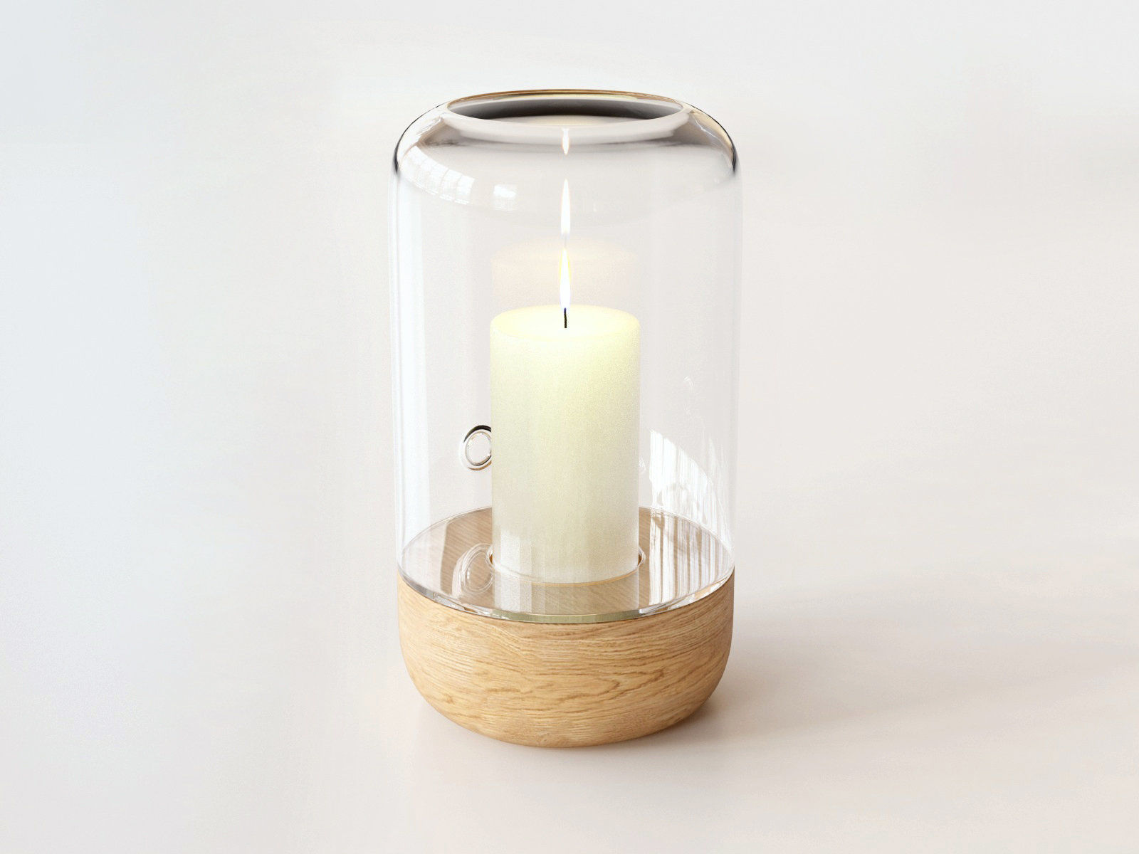 ROWEN and WREN Cove Hurricane Lamp 3D model_1