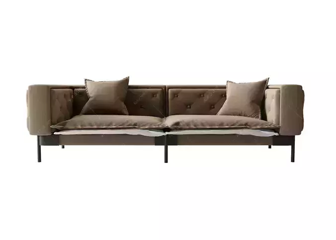 sofa chair armchair furniture houseware cushion seating modern 3D model
