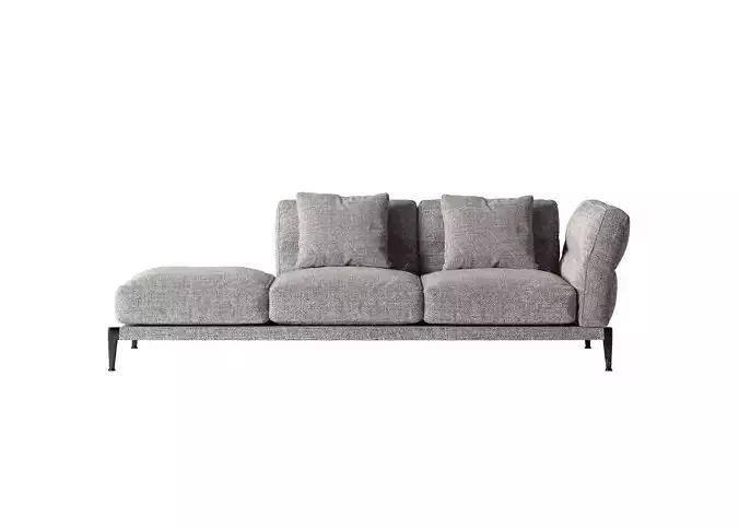sofa chair armchair furniture houseware cushion seating modern 3D model