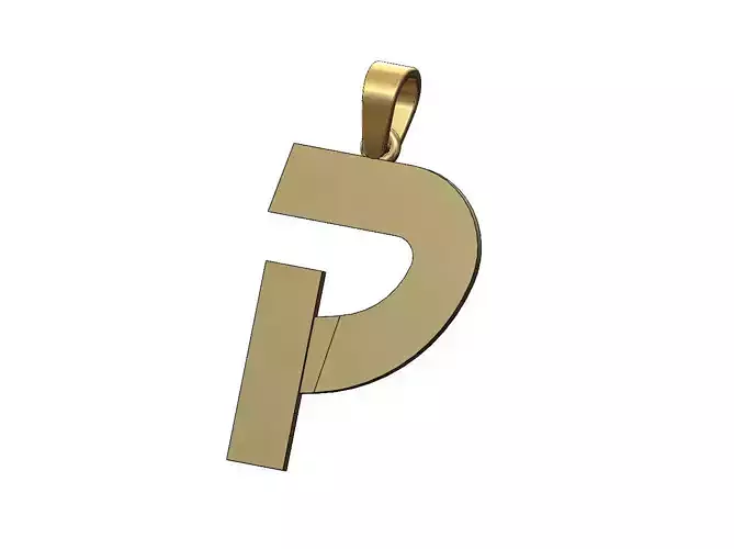 Qof jewish hebrew initials alphabet pendant charm bail