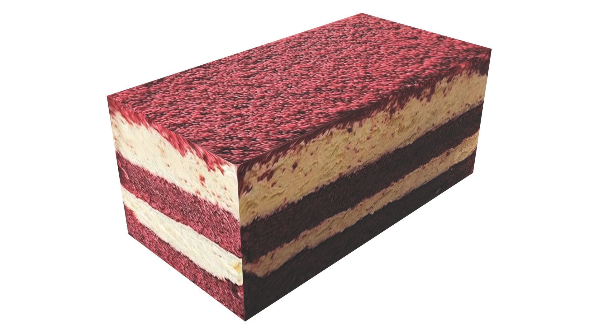 Red Cake 3D model_12