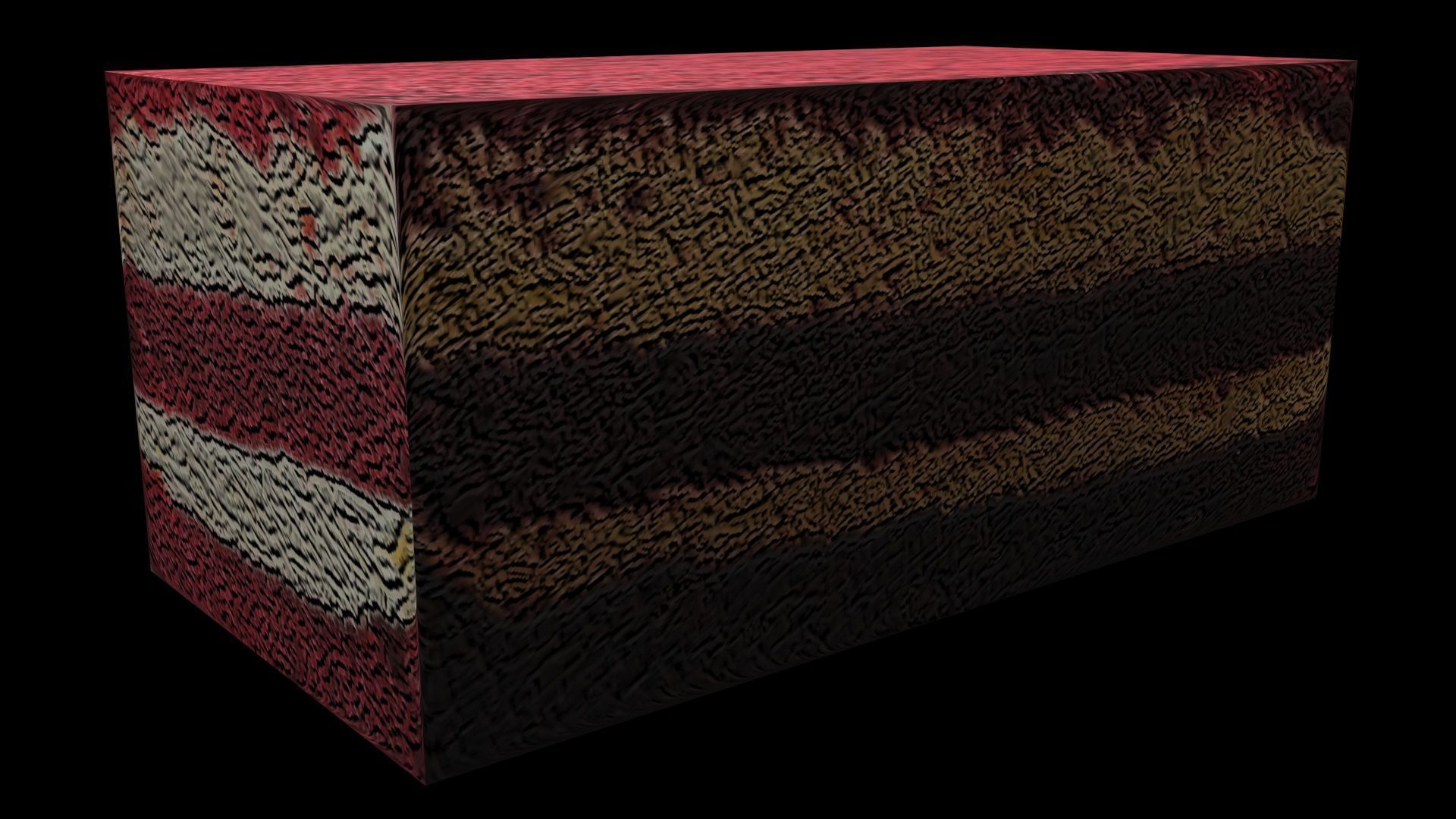 Red Cake 3D model_6