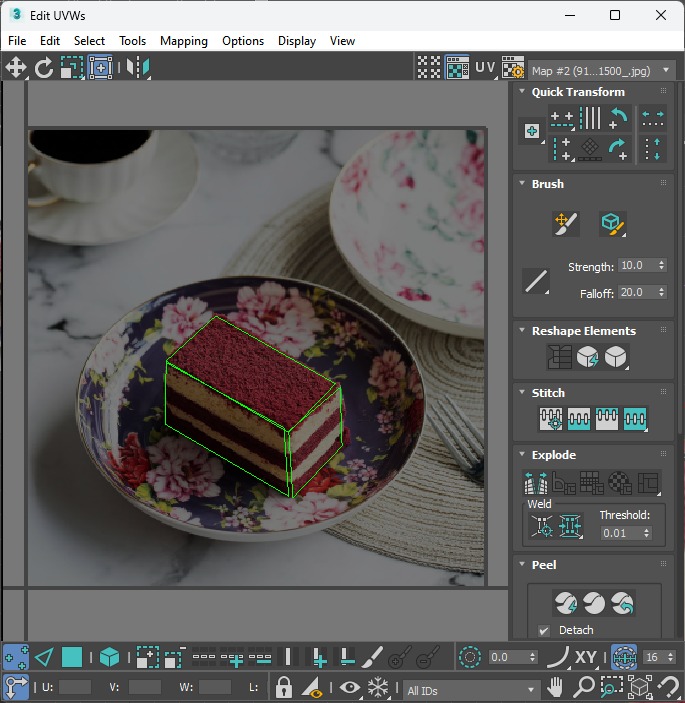 Red Cake 3D model_29