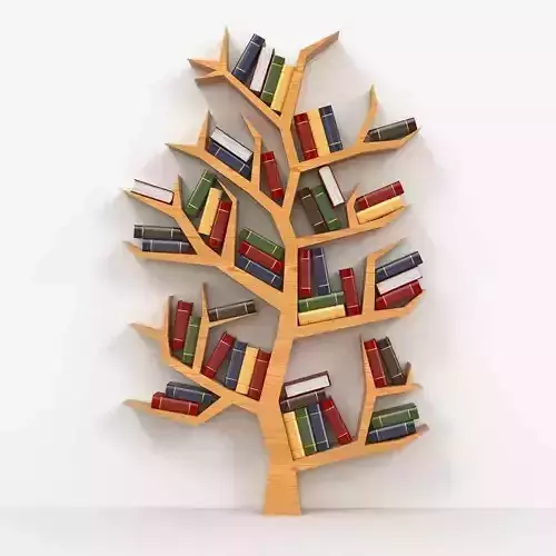 Bookshelves - dxf file - laser cut - plasma cut 