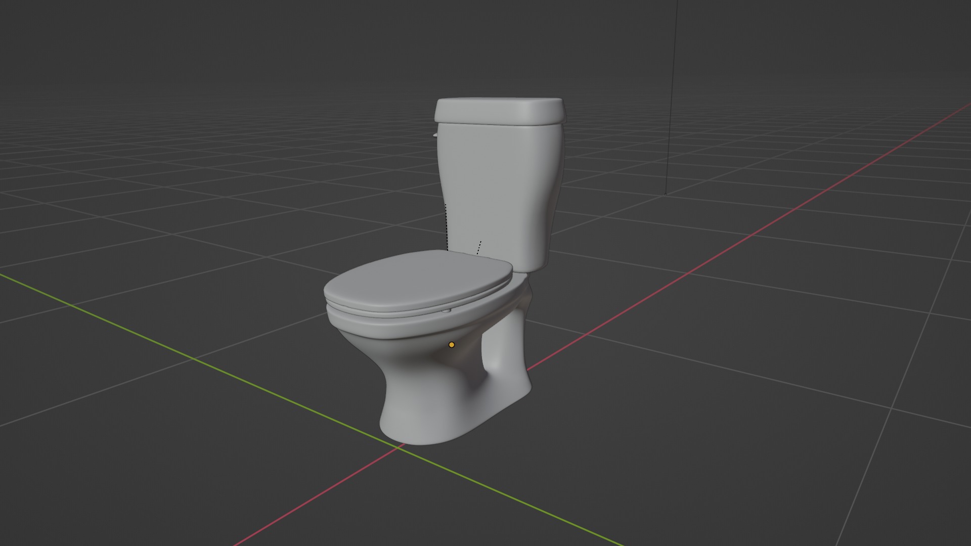 Toilet 3d model - Realistic Free 3D model_3