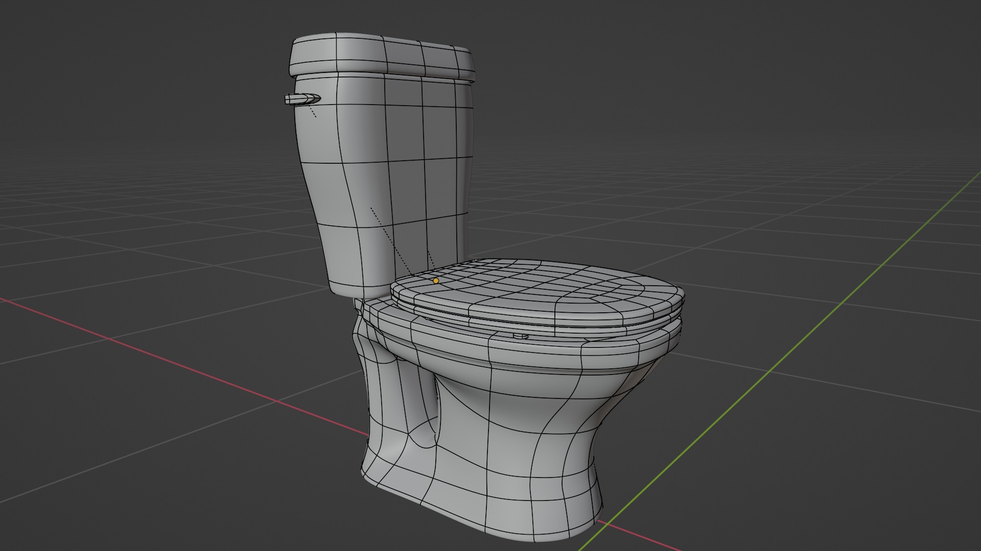 Toilet 3d model - Realistic Free 3D model_4