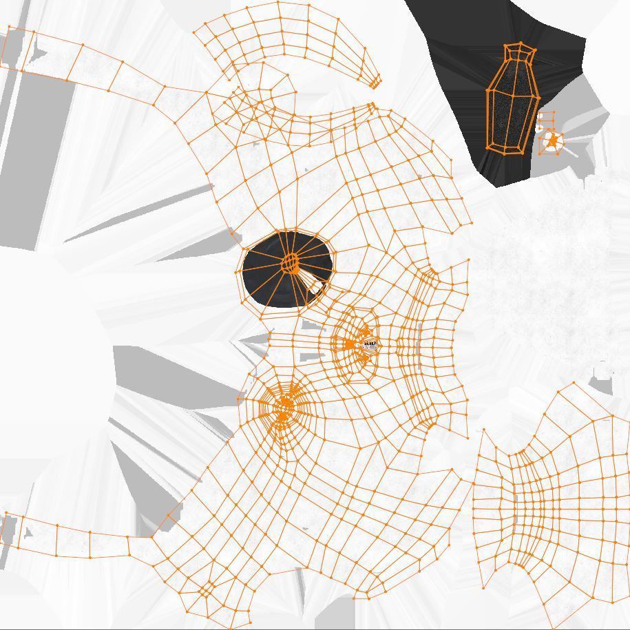 Futuristic Female Robot  3D model_22