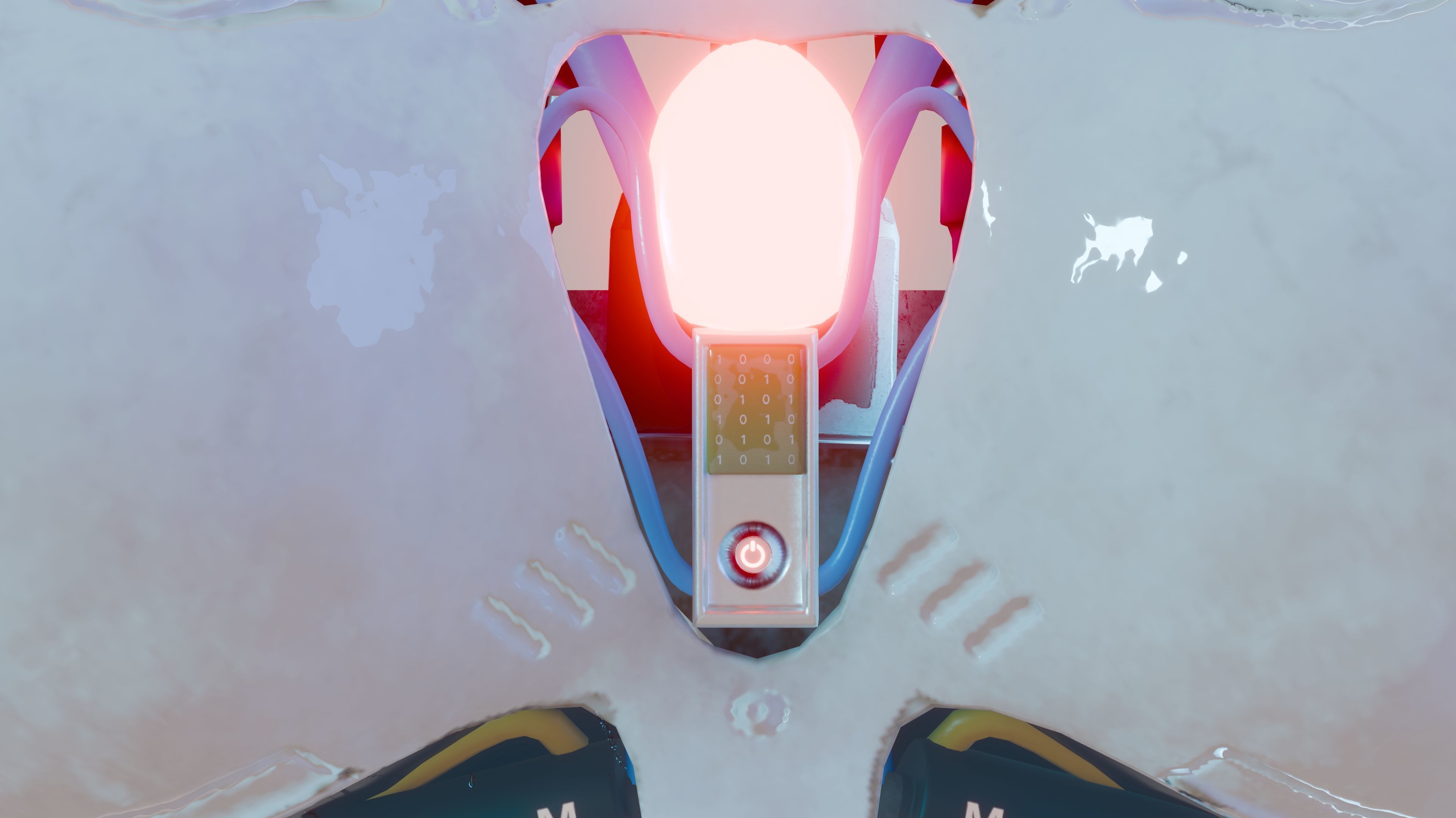 Futuristic Female Robot  3D model_12